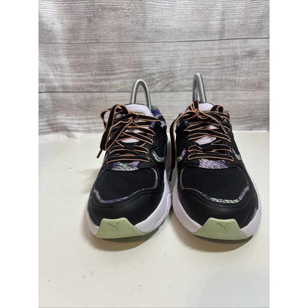 Puma Womens‎ 7.5 Trc Mira Feelin Xtra Black Sneakers Casual Shoes 38945701 - Picture 3 of 10
